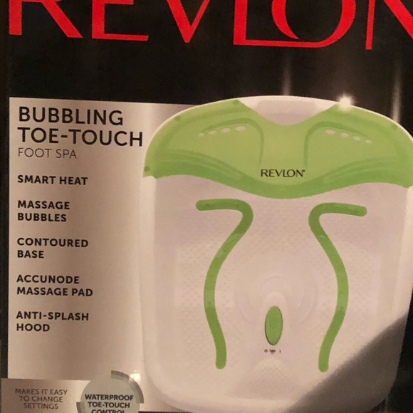 Revlon Other - Bubbling toe-touch foot spa